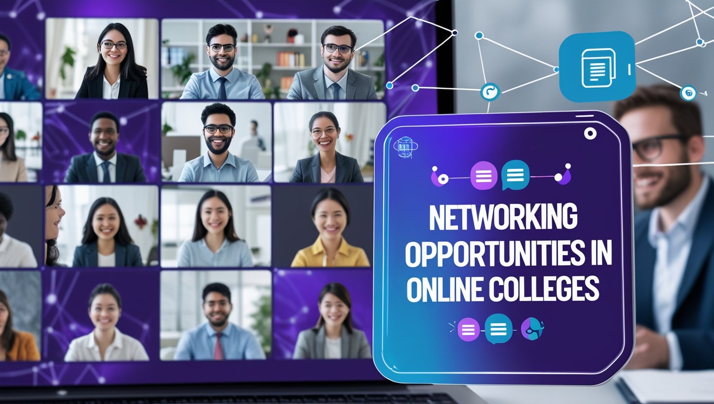 Networking Opportunities in Online Colleges | Building connections digitally: